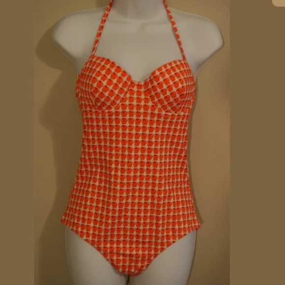 J. Crew Apple one piece swim suit nwt
