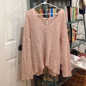 Light pink pullover sweater