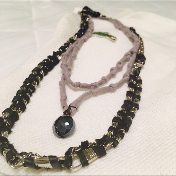 Wearable art jewelry in recycled cotton