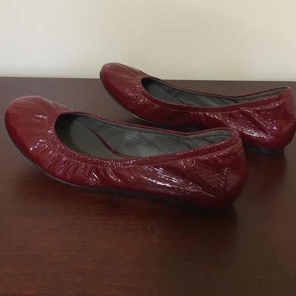 Dark Red Vera Wang Flats