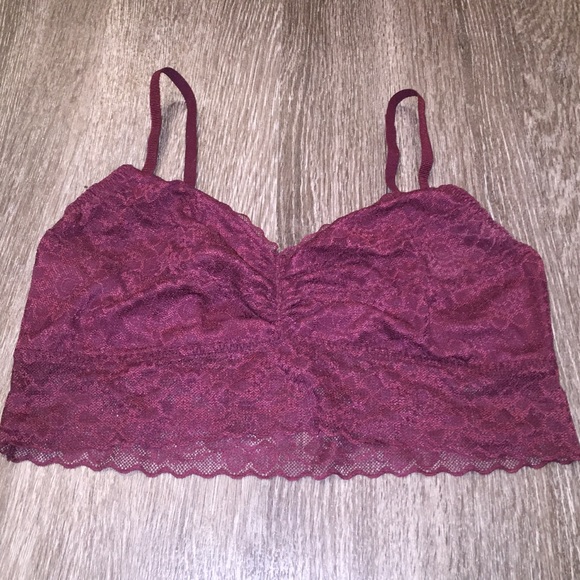 PINK Victoria's Secret Other - Black Cherry Lace Bralette by VS PINK-Large-NWOT!