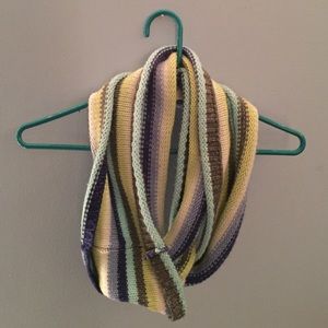 Striped Infinity Scarf