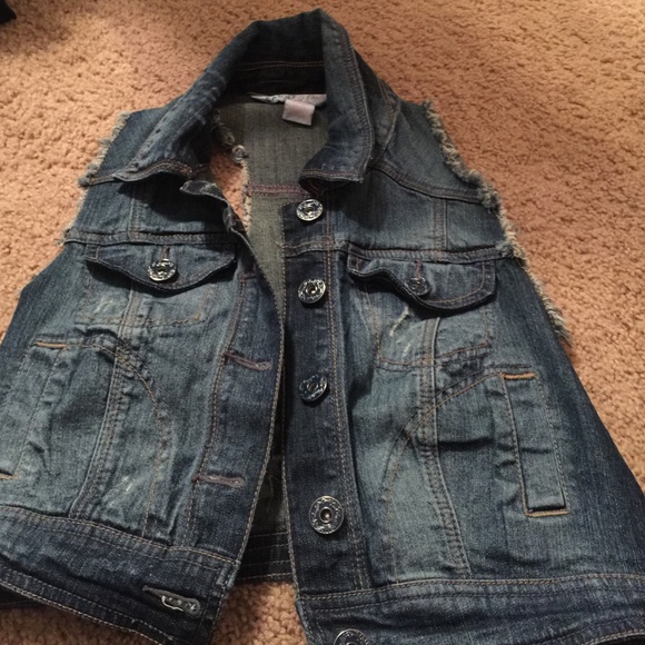 Candies vest blue jean