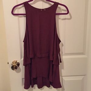 Brand new open back tank top