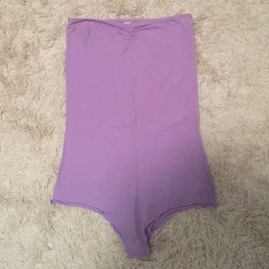 American Apparel Strapless Bodysuit