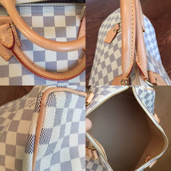 NOT FOR SALE-SOLD!!! LV Damier Azur Speedy 30 - Picture 4 of 4