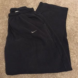Nike men's black sweatpants size large