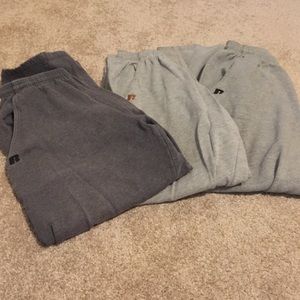 Bundle of men's Russell sweatpants size medium