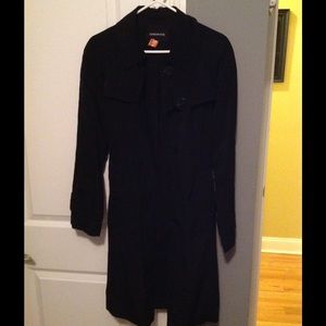Black trench coat