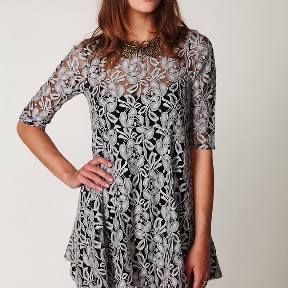 Free People Miles of Lace Dress