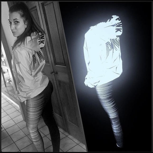 VS PINK Limited Release Reflective Anorak