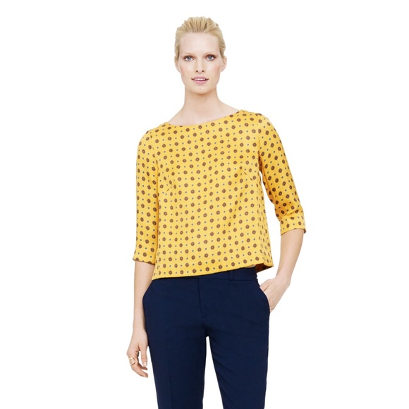 XS Club Monaco Yellow Sienna Top