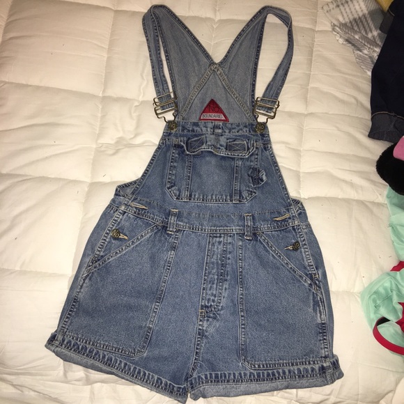 Medium blue overalls
