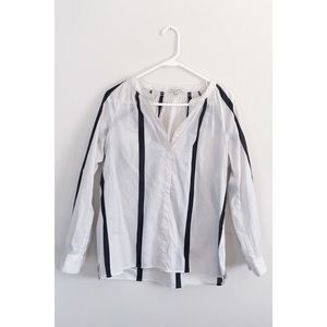 Madewell Broadway & Broome collarless button down
