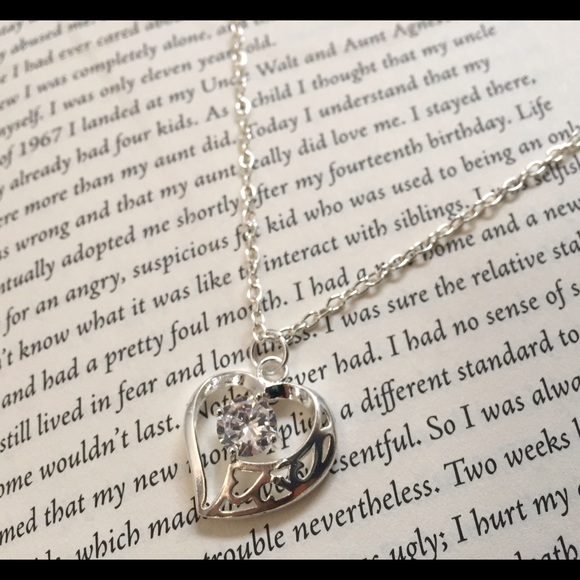 Sterling silver heart pendant