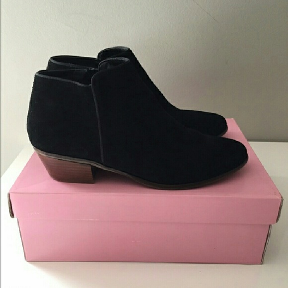 Crown Vintage Tabitha Black Suede Bootie