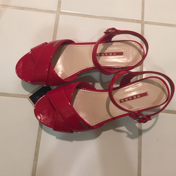Prada wedges