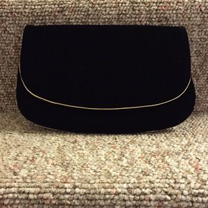 Brooks Brothers Bags - Brooks Brothers black velvet clutch {•} Brooks Brothers Bags - Brooks Brothers black velvet clutch {•}