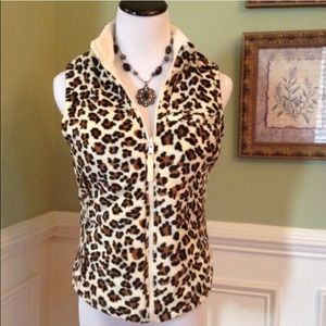 Reversible fleece vest