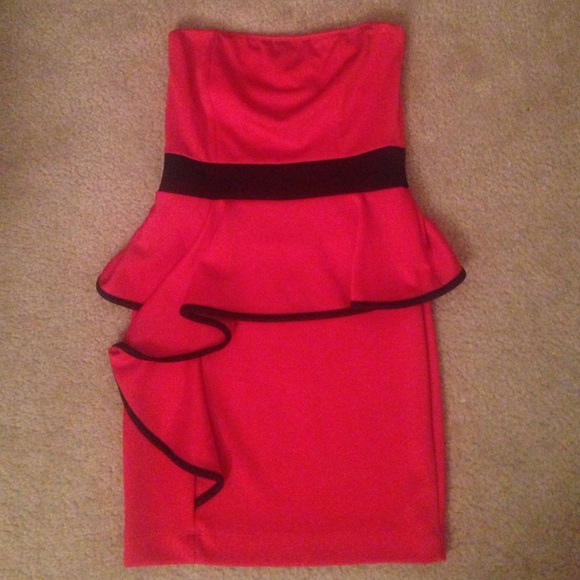Coral dress