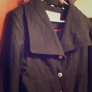Black Jessica Simpson Peacoat