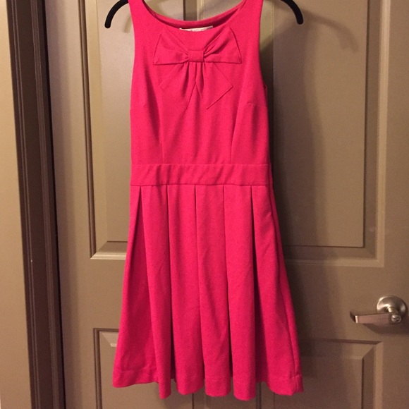 Pink LC Lauren Conrad Bow Dress Size 4