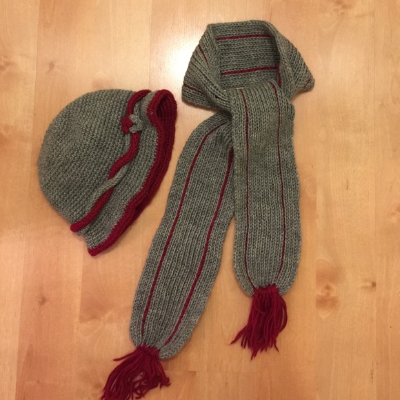 Cute hat and matching scarf