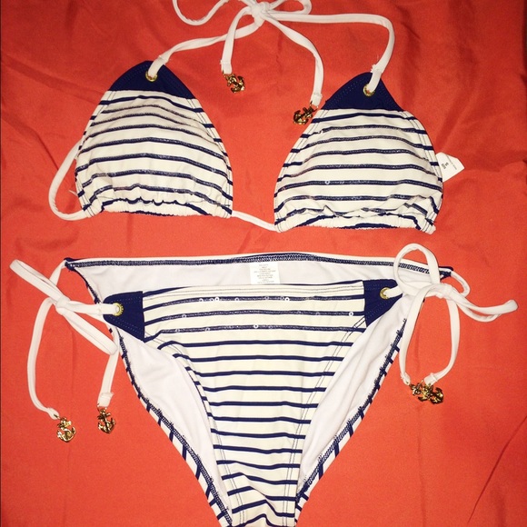 Nautical Striped Sperry Top-Sider Bikini