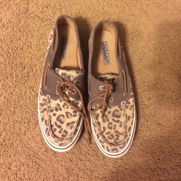 Leopard Print Sperry Boat Shoes!
