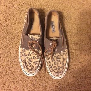 Leopard Print Sperry Boat Shoes!