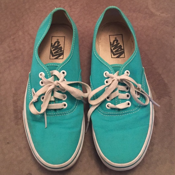 Turquoise Vans