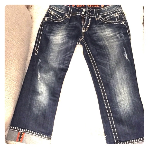 Rock Revival Women's Jean Capris Sz 28