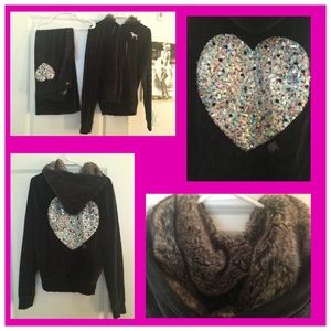 Limited Victoria Secret jacket and pants outfit