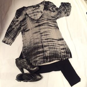 DKNY Jeans tie dye tunic