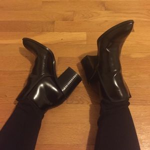 ZARA pointed heel booties