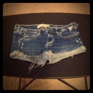 Hollister jean shorts