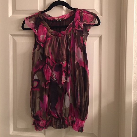 Gently Worn Silk Blouse