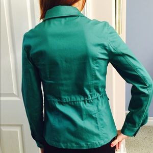 Fun green denim jacket by Market & Spruce!