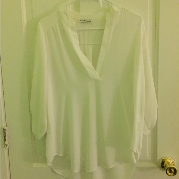 Silky White Blouse
