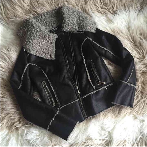 Coffeeshop moto jacket sz XS