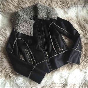 Coffeeshop moto jacket sz XS