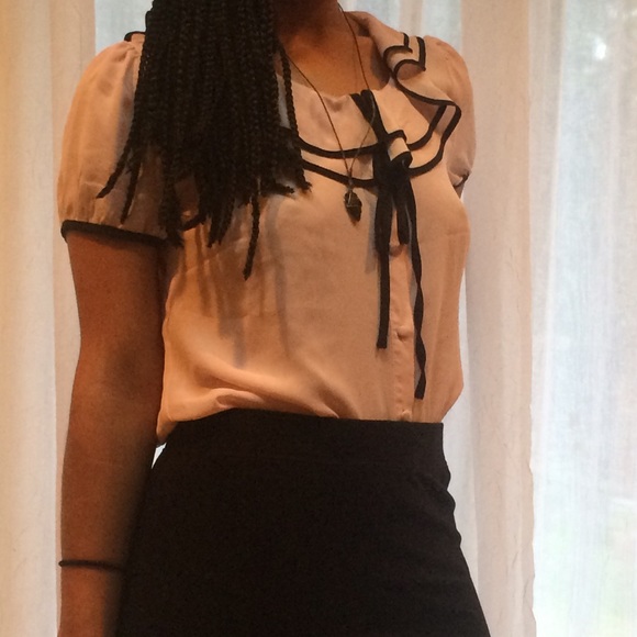 Forever 21 pink blouse