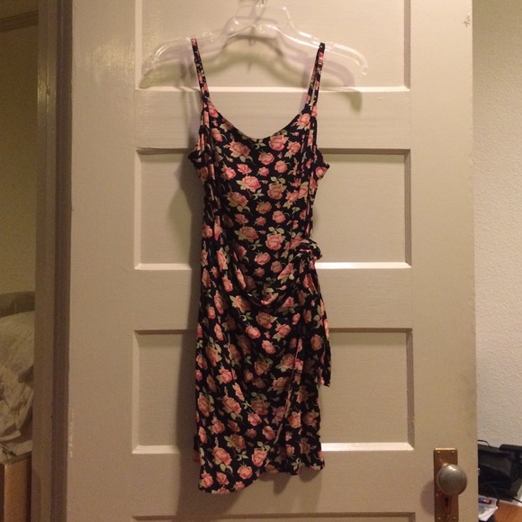 Betsey Johnson floral spaghetti strap dress