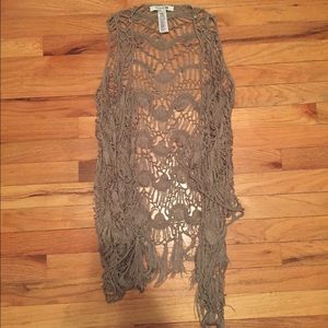 Forever 21 Loose Lace Vest