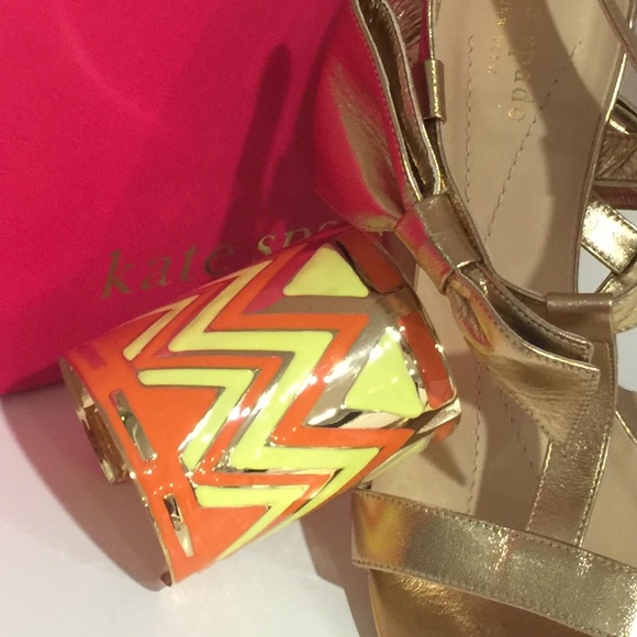 NEW Orange Enamel Cuff - Picture 1 of 3