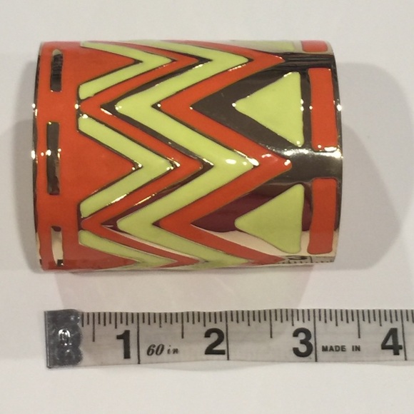 NEW Orange Enamel Cuff - Picture 3 of 3