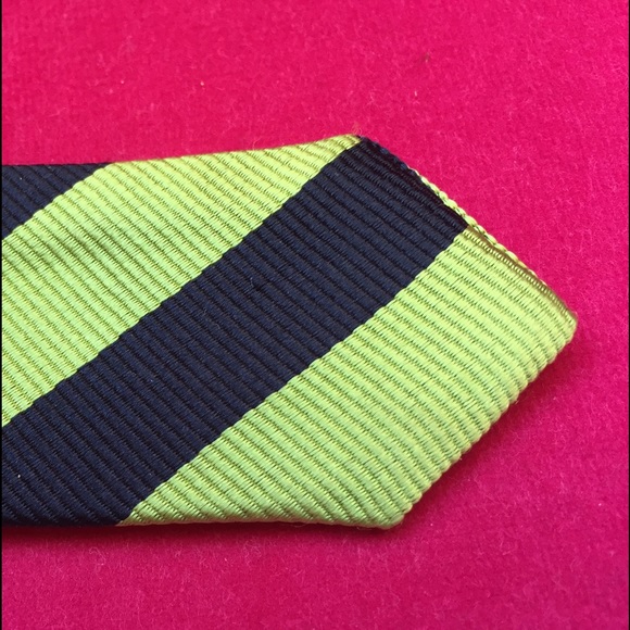 J.Crew green and navy stripe belt - Picture 3 of 4