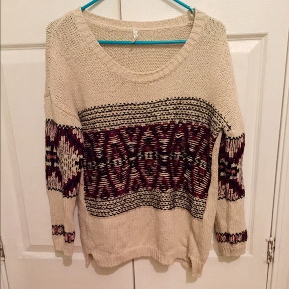 Willow and clay tribal sweater sz S - Picture 1 of 1