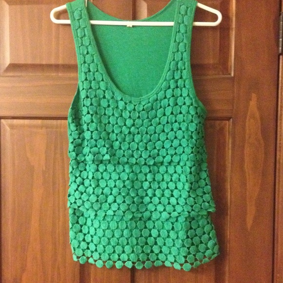 [J Crew] tiered sleeveless tank