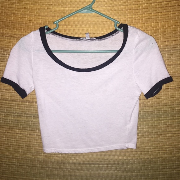 📦sold📦Ringer Tee Crop Top